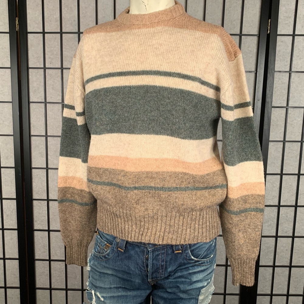 Men’s wool sweater Warp Two size XL USA Made